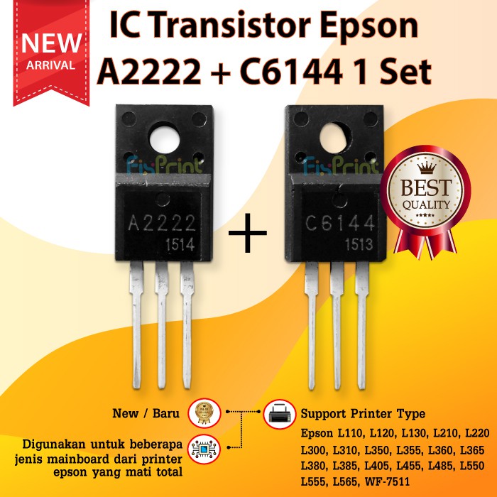 IC_TR_Transistor_Epson_A2222_C6144_Set
