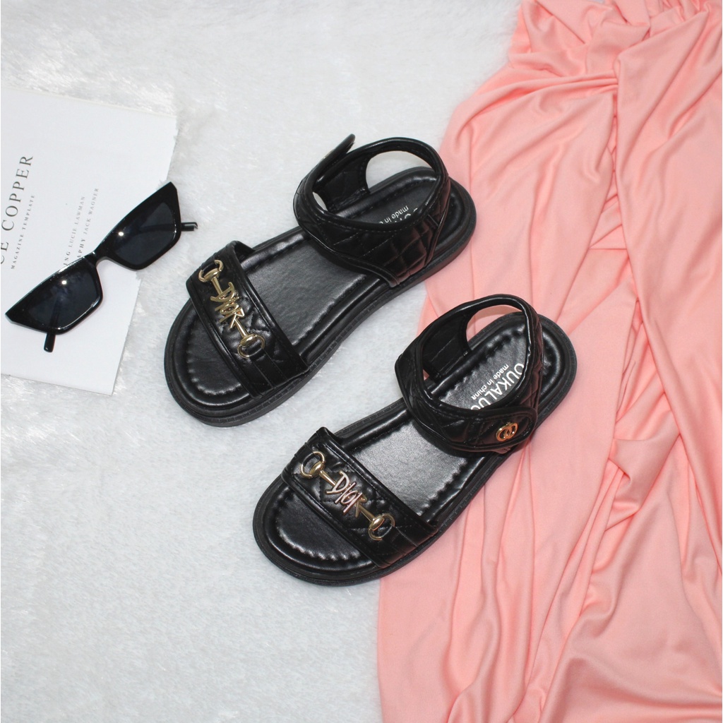 Free Box Sepatu Wanita Terlaris Sepatu Kekinian NS10290 Sepatu Sandal Wedges Wanita Import Sandal Korea