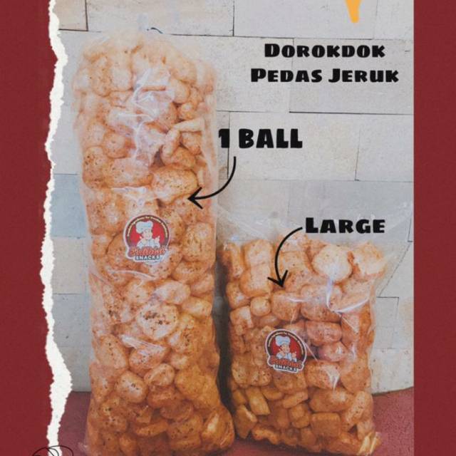 

DOROKDOK / KERUPUK KULIT SAPI ASLI 100% UKURAN LARGE DAN BALL