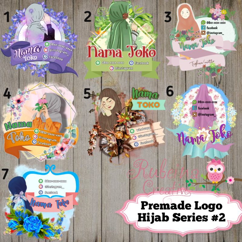 

Jual Logo Olshop (premade) Hijab Series #2