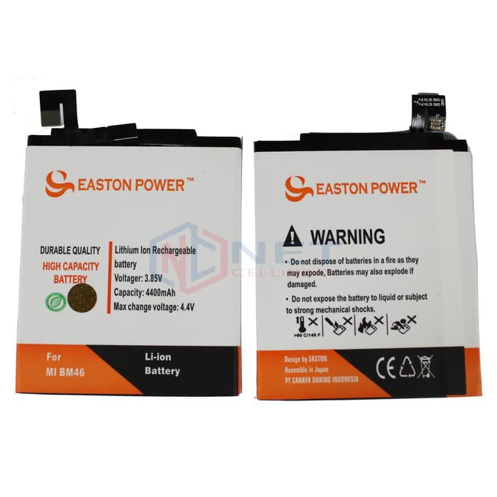 BATERAI XIAOMI REDMI NOTE 3 / BM46 / BATRE REDMI NOTE 3 / BM46 EASTON