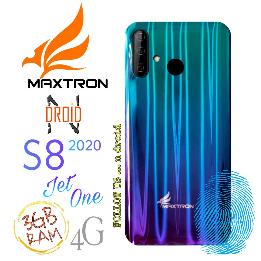 (RAM 3GB) MAXTRON S8 2020 JET ONE 4G - HP ANDROID 4G 6,26