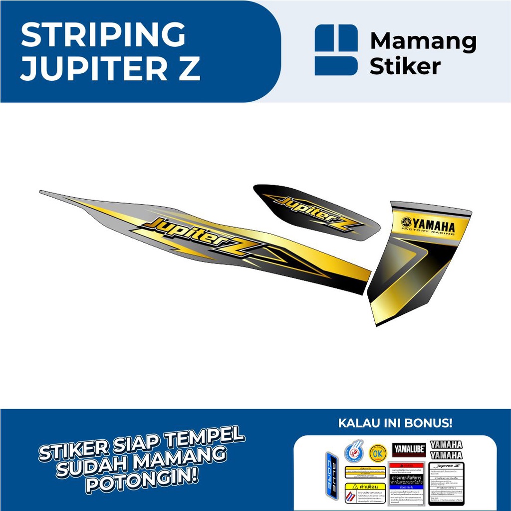 STRIPING YAMAHA JUPITER Z LAMA VARIASI 4 SIMPEL ELEGAN/JUPITER Z BURUNG HANTU FULL BODY/JUPITER Z1 B