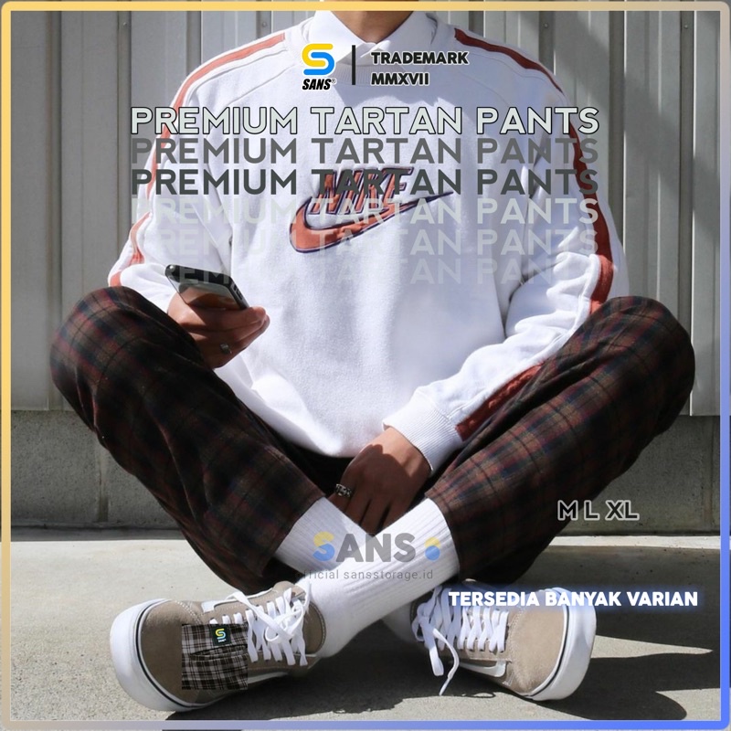 [PREMIUM] CELANA TARTAN PRIA / TARTAN PANTS / CELANA KOTAK KOTAK PRIA
