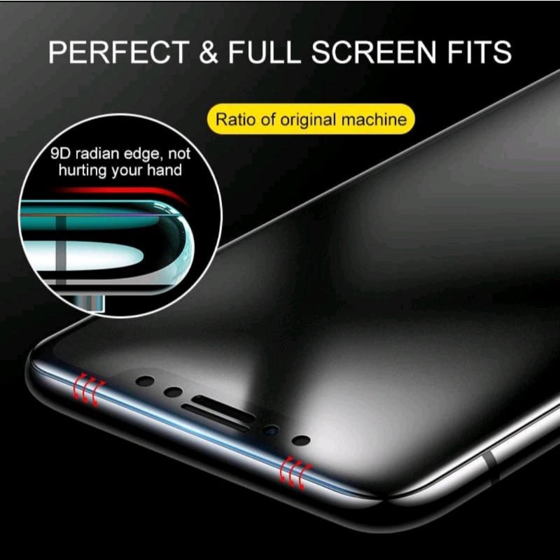 Matte Glass 9H Anti Glare Realme 5 / 5 pro / 5i / 5s / 6 / 6 pro / 6i / 6s / 1 / 2 / 2 pro / 3 / 3 pro / 3i    Tempered Glass Full Layar/Anti Minyak