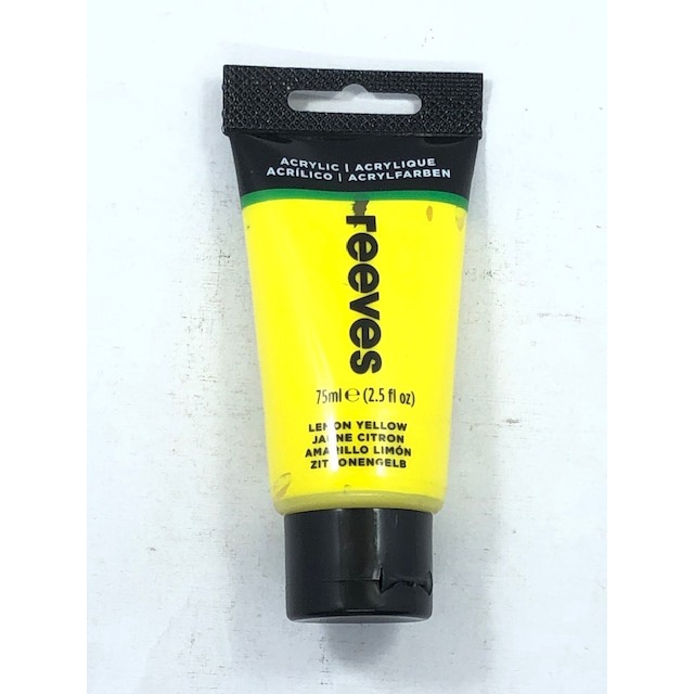 

REEVES ACRYLIC 75ML LEMON YELLOW