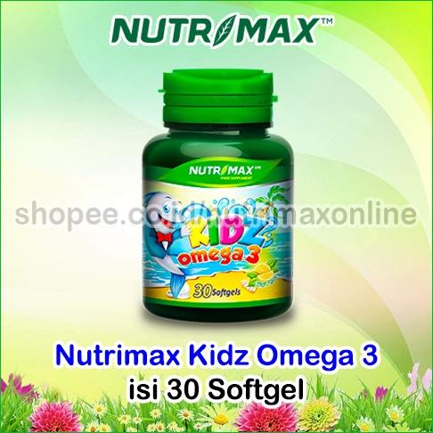Nutrimax Kidz Omega 3 Isi 30 Vitamin Omega3 Minyak Ikan Salmon Untuk Buat Otak Bayi Anak Kids Kid
