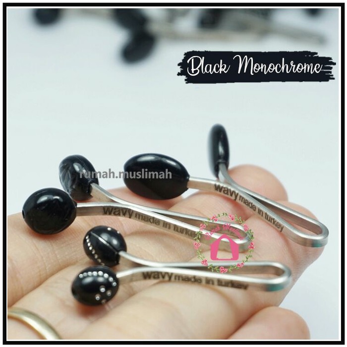 Jual Clip jilbab turki wavy clip hijab klip turkish jepit turkey ori murah Diskon