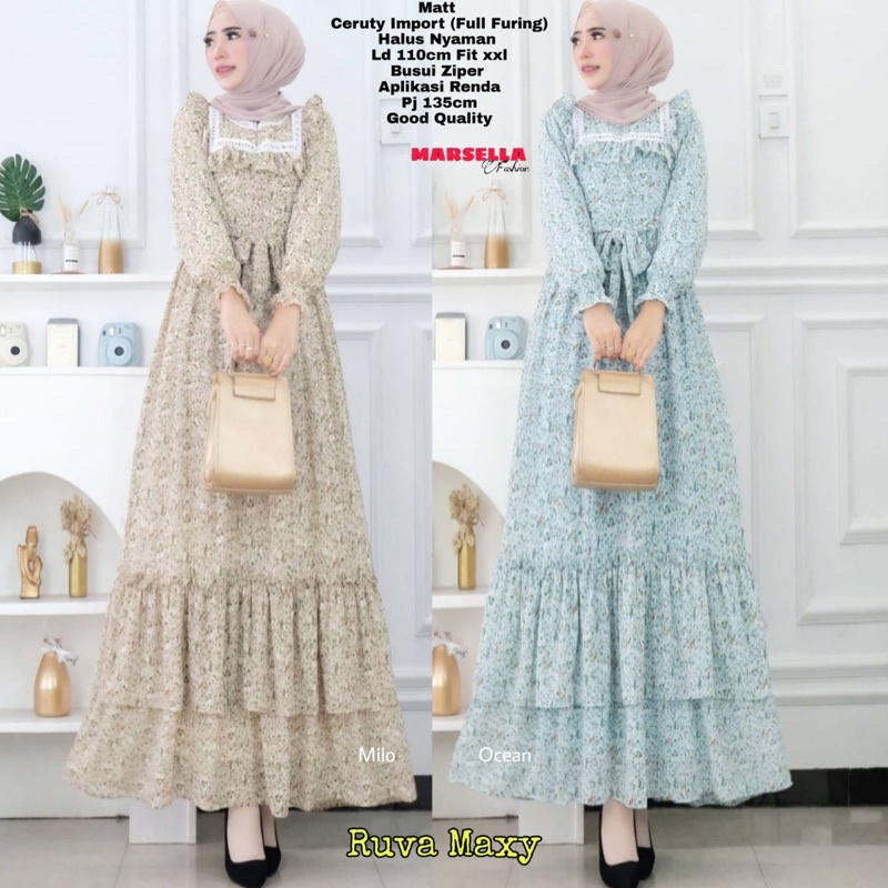 Ruva Maxy#12 By Marsella// Best seller Marsella // Restok