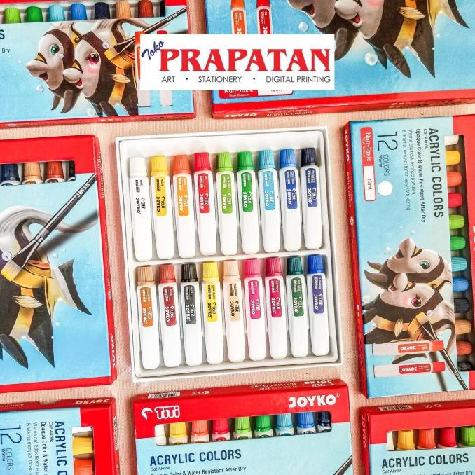 

TERMURAH Acrylic Color / Cat Akrilik Titi 18 warna/CAT AKRILIK SET/CAT AKRILIK SET 24 WARNA/CAT AKRILIK PASTEL/CAT AIR/CAT AIR LUKIS SET/CAT AIR GIOTTO/KUAS LUKIS 1 SET/KUAS LUKIS KECIL/KUAS LUKIS LENGKAP/KANVAS LUKIS/KANVAS LUKIS SKETSA/KANVAS LUKIS