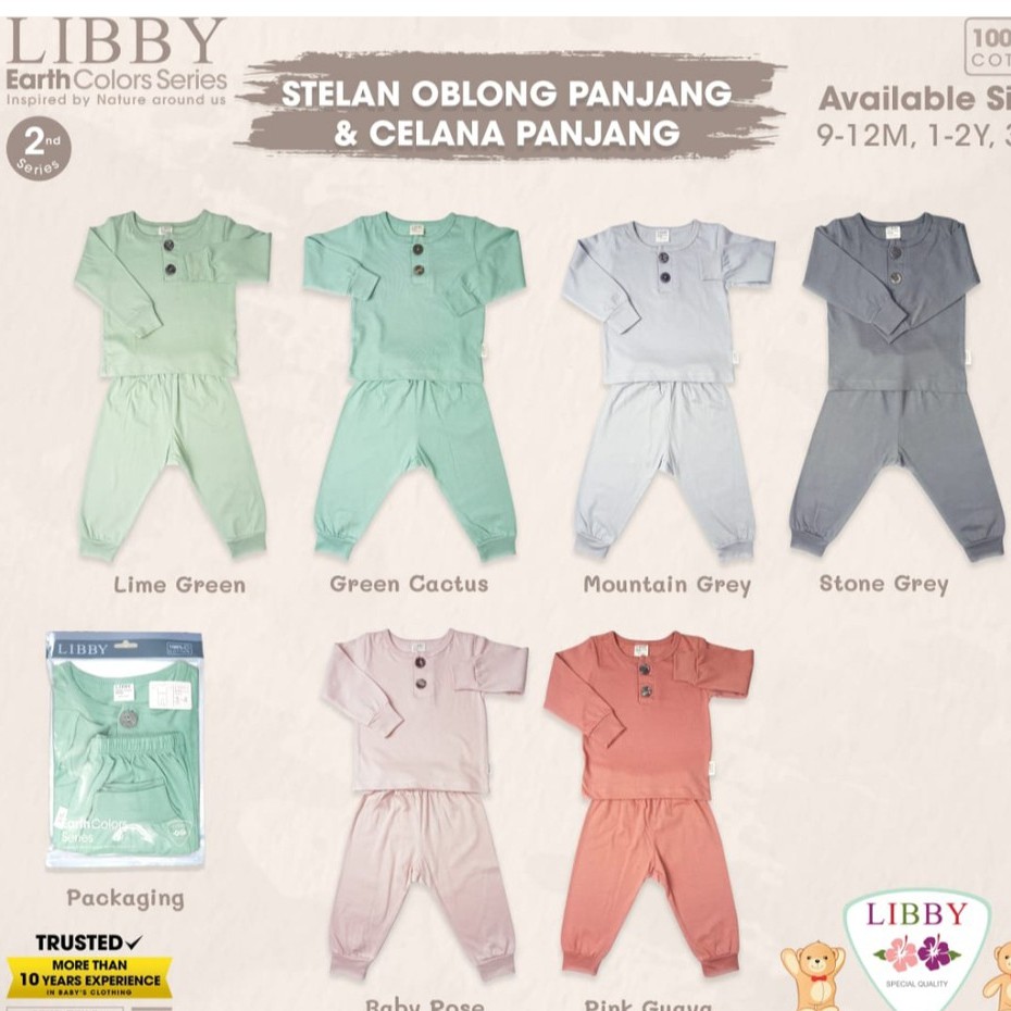 LIBBY EARTH SERIES Stelan Oblong Panjang Celana Panjang