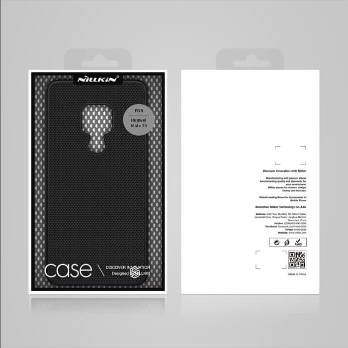 Hard Case Huawei Mate 20 Nillkin Textured Nylon Fiber Casing Original