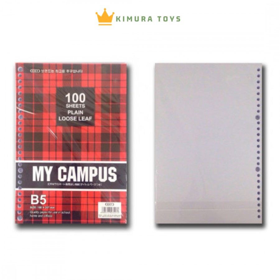 

Loose Leaf B5 Polos 100 kiky My Campus