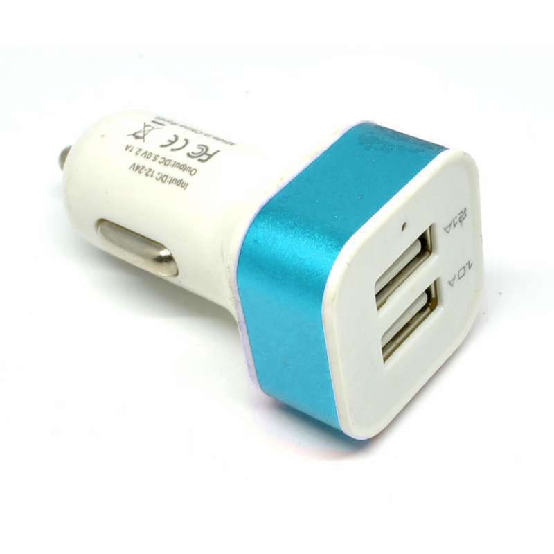 Car Charger Mobil 2 Port Usb Lighter Rokok Pemantik Casan Murah 2 Port