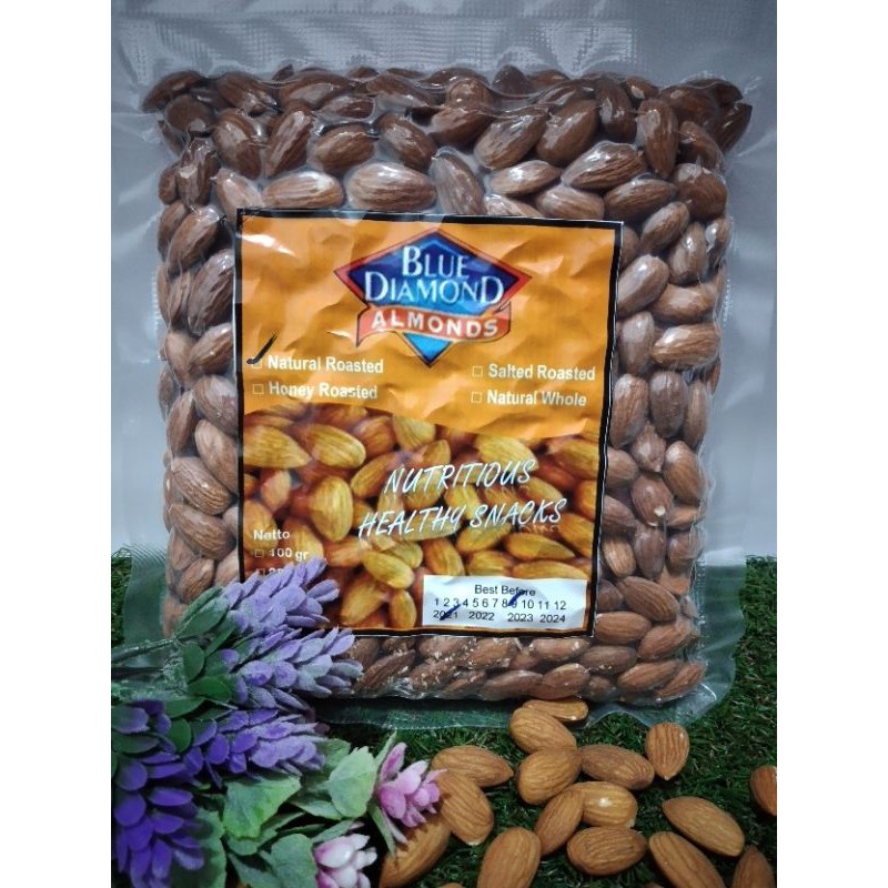 

Kacang Almond Panggang Super Natural Asin Madu cemilan Sehat Diet Blue Diamond Balikpapan Kalimantan