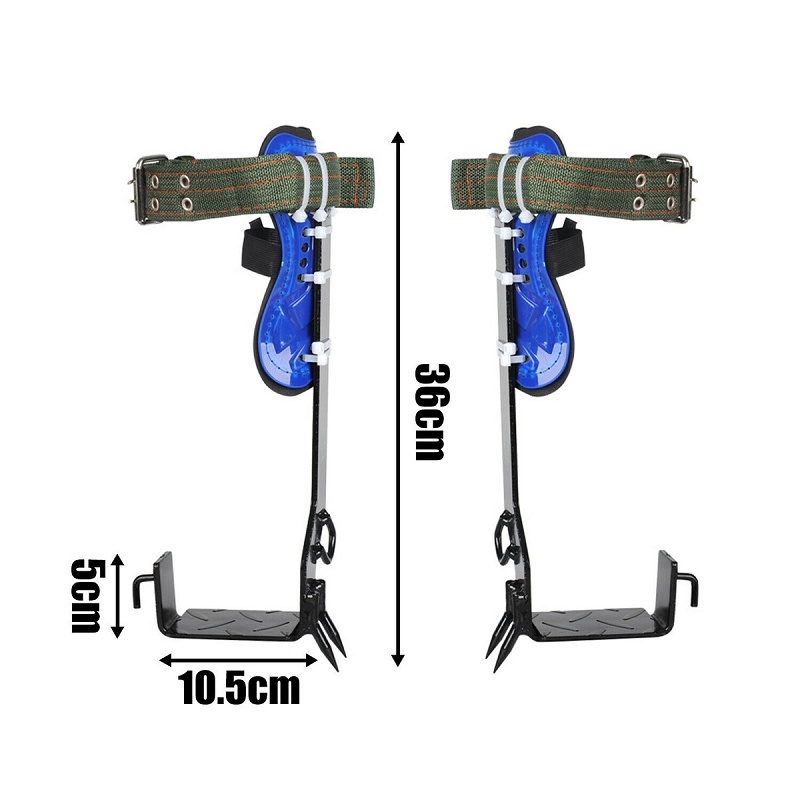 Tree Climbing Set Alat Panjat Pohon,Set Spike Memanjat Pohon dengan Sabuk Pengaman
