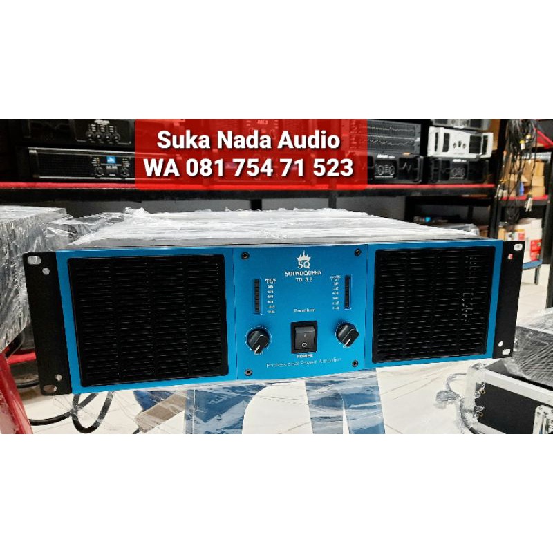 POWER SOUNDQUEEN TD-3.2  2X1800WATT 8 OHM