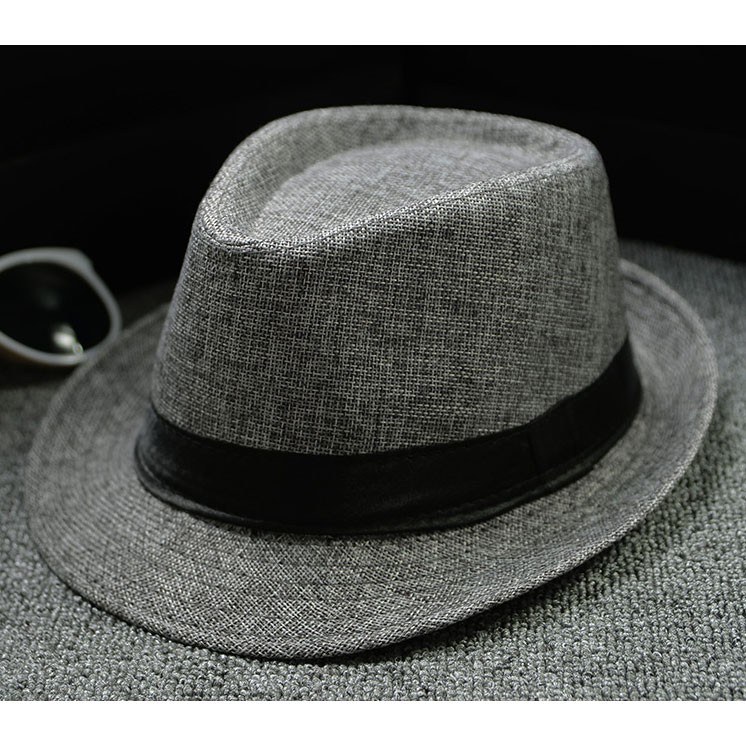 Topi Laken Fedora Pria Jazz And Vintage Style