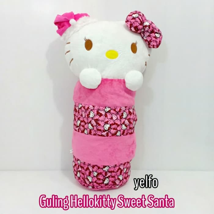 BANTAL GULING TIDUR KURSI SOFA BONEKA HELLO KITTY PINK FANTA JUMBO