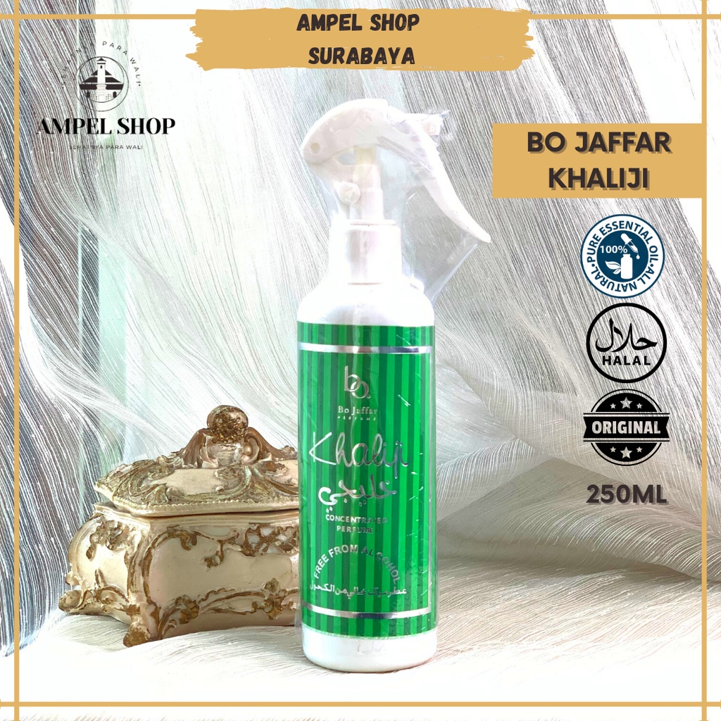 Pengharum Ruangan Bo Jaffar Khaliji Linen & Room Spray / Parfum Ruangan Arab Karpet Arabian [SPRAY] 