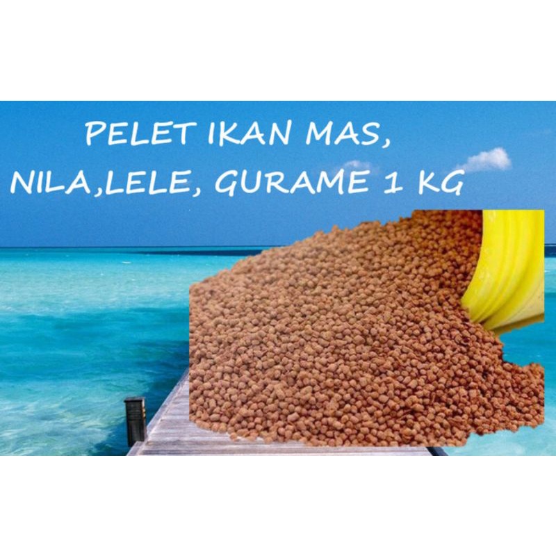 Pelet ikan Mas,Nila,lele,gurame 1KG