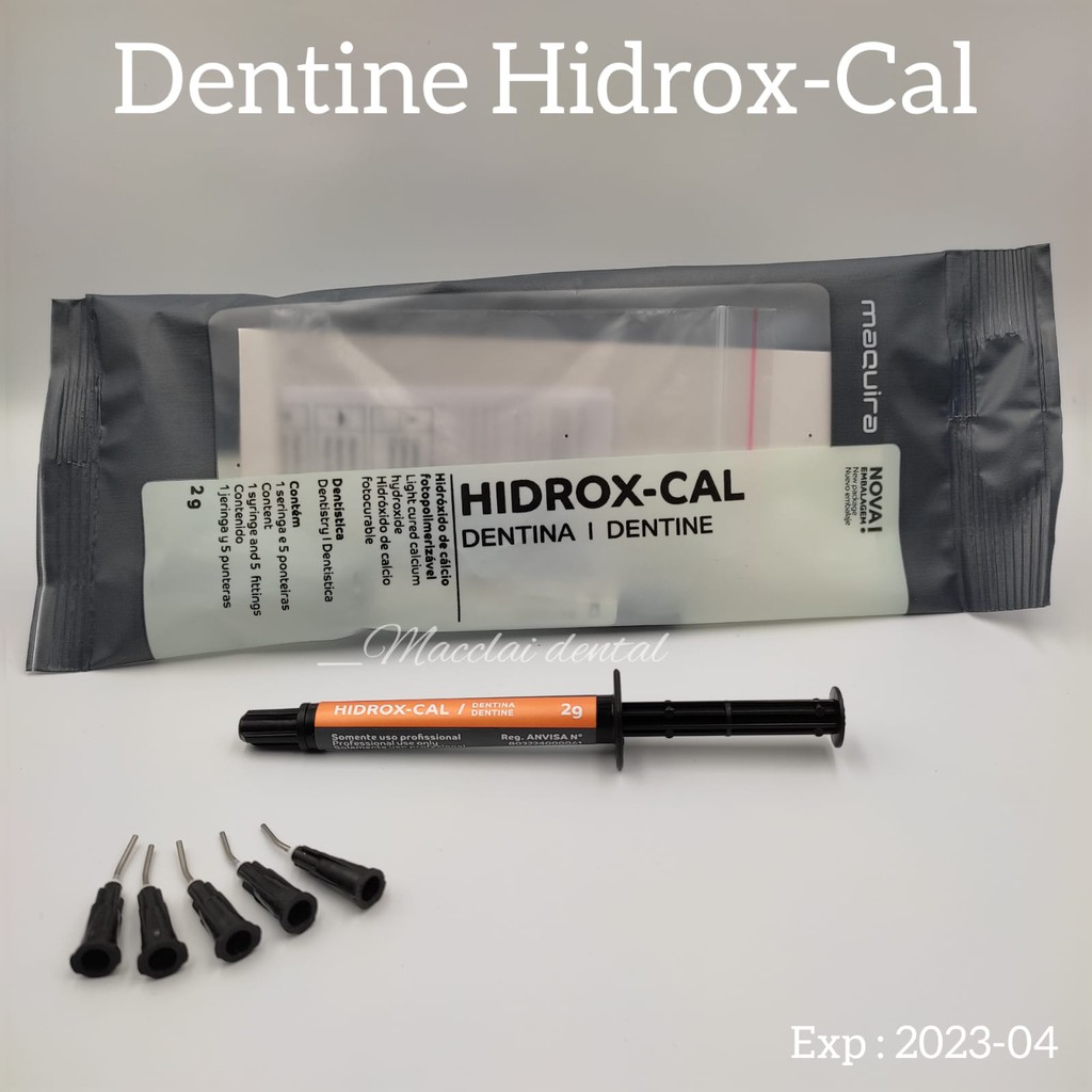 HIDROX CAL / LIGHT CURE CAVITY LINER / KALSIUM HYDROXIDE