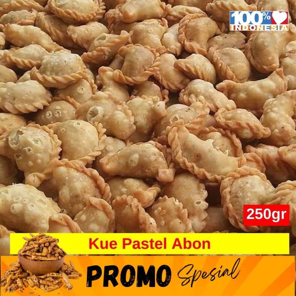 

Kue Pastel Abon Kering Kemasan 250gr