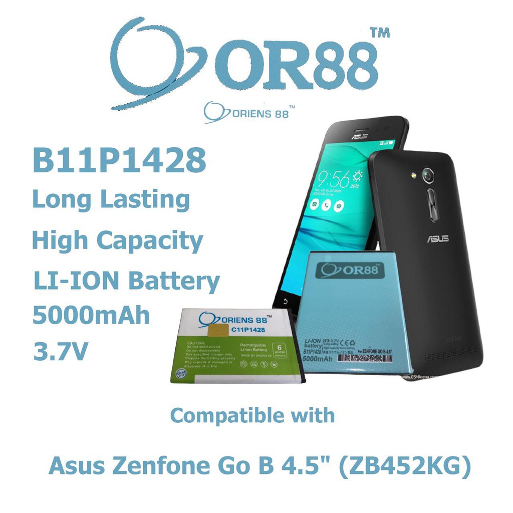 Baterai Batre Battery Double Power OR88 Asus Zenfone Go B 4,5 inch ZB452KG / X014D / B11P1428