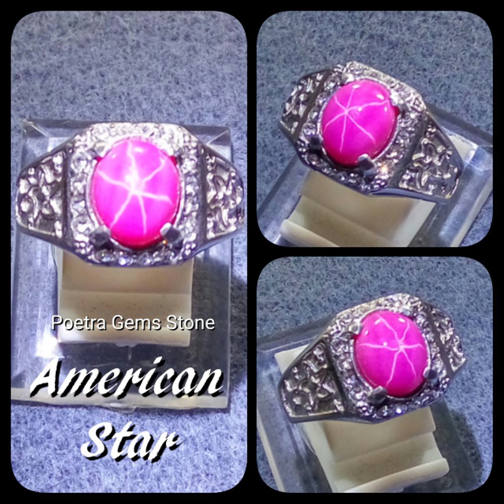 CINCIN PERMATA AMERICAN STAR LUSTER 6 STAR MEWAH DAN MINIMALIS