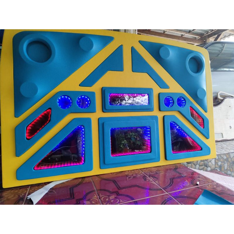 PLAFON CUSTOM TRUK CANTER / RAGASA / DYNA / DUTRO / ELF GIGA / ELF MACAN ( lampu 3D )
