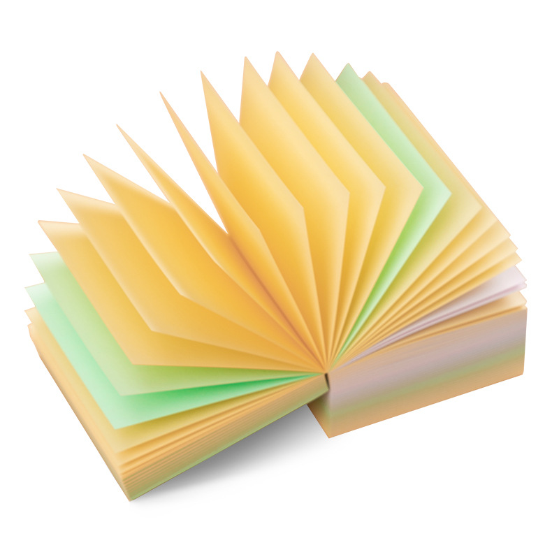 400 Lembar Memo Pad Portable Warna Polos Untuk Pelajar