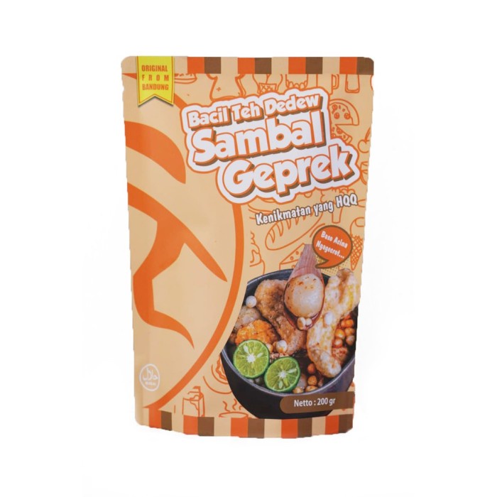 Geprek instan Aci Bakso Varian Boci Dedew Sambal 02 makanan instan Teh