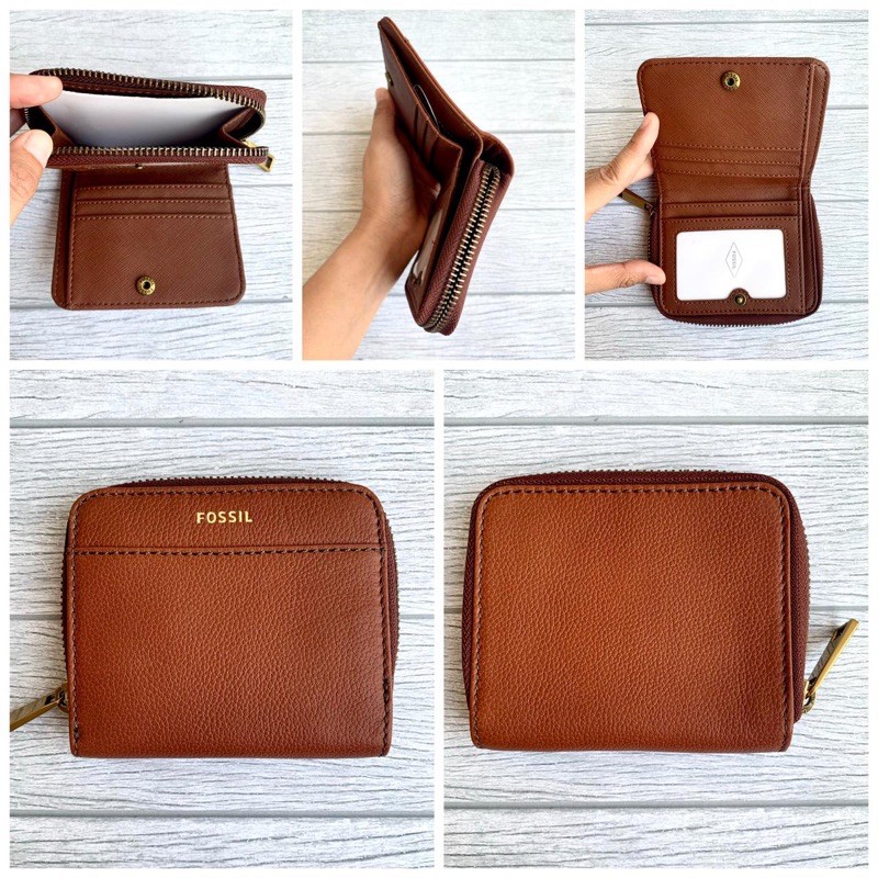 evelyn bifold wallet brown
