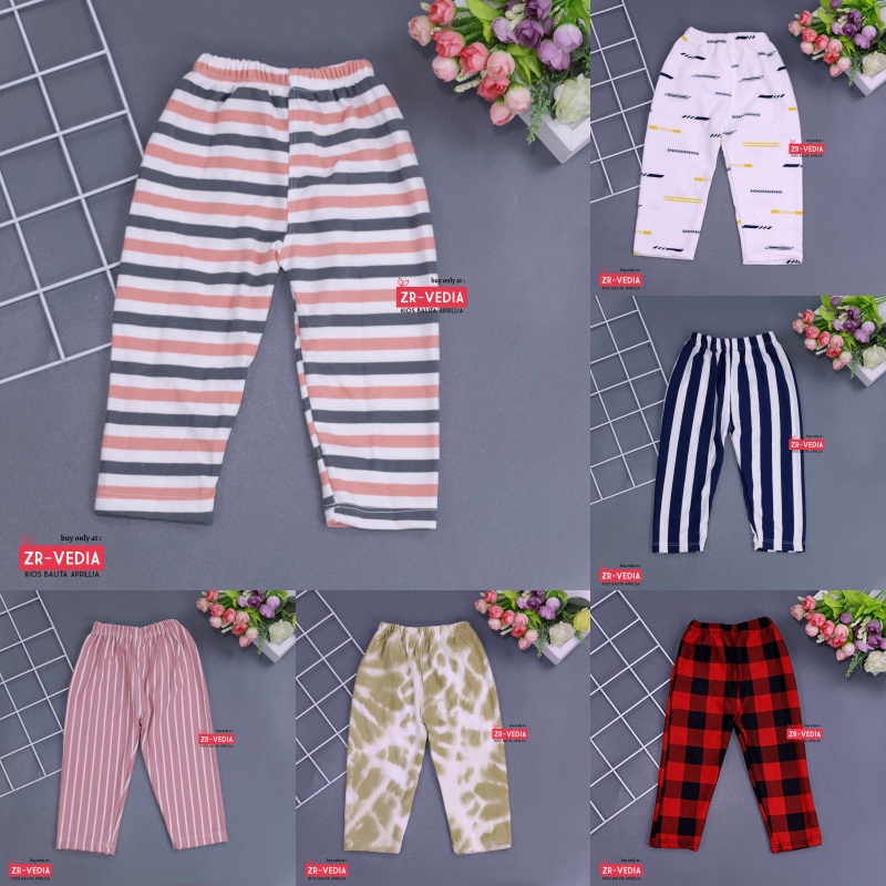 [IMPORT] Legging Nara uk Bayi - 15 Tahun / Leging Motif Celana Ketat Panjang Lejing Laging Anak Perempuan Premium