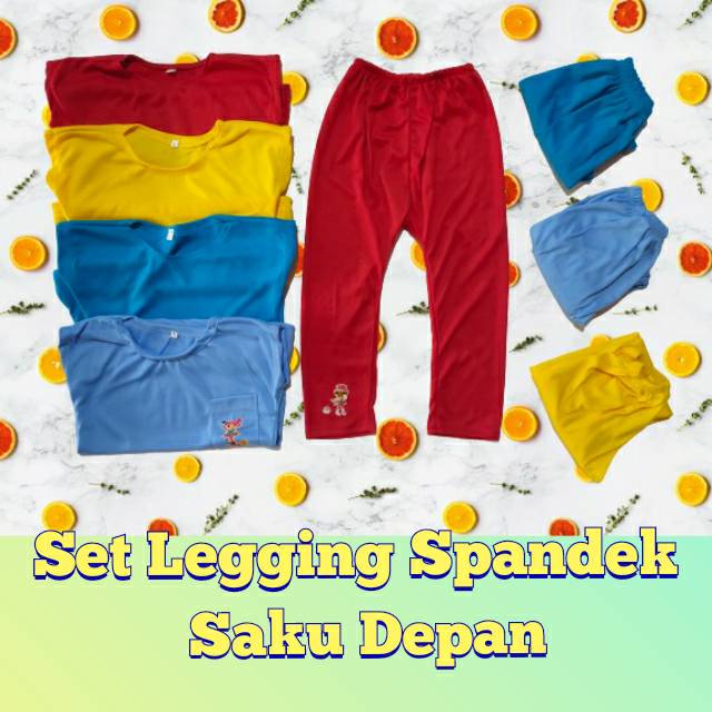 Set Legging Saku Depan (2-6 th)