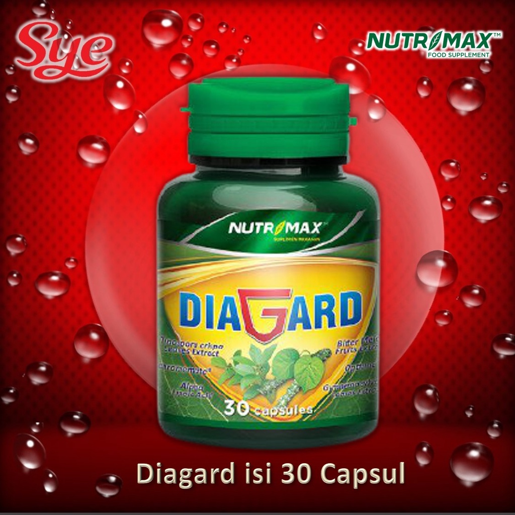 BPOM NUTRIMAX DIAGARD ISI 30 / VITAMIN PENURUN KADAR GULA DARAH / VITAMIN DIABETES / SYE