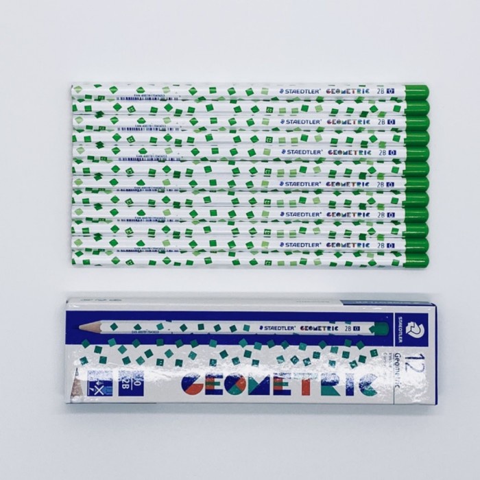 

Limited Pensil Tulis Gambar Lukis Staedtler 2B 12Pcs Geometric Trendi
