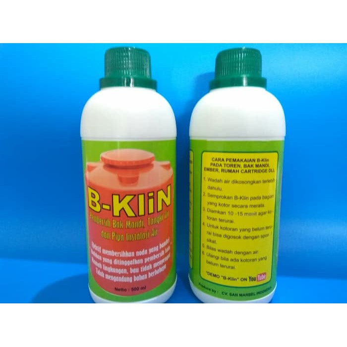 B-klin pembersih bak mandi dan toren/bklin/b klin