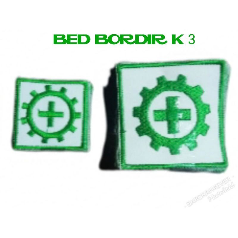 BED Bordir K3 Bedge Emblen Logo K3 Bordir