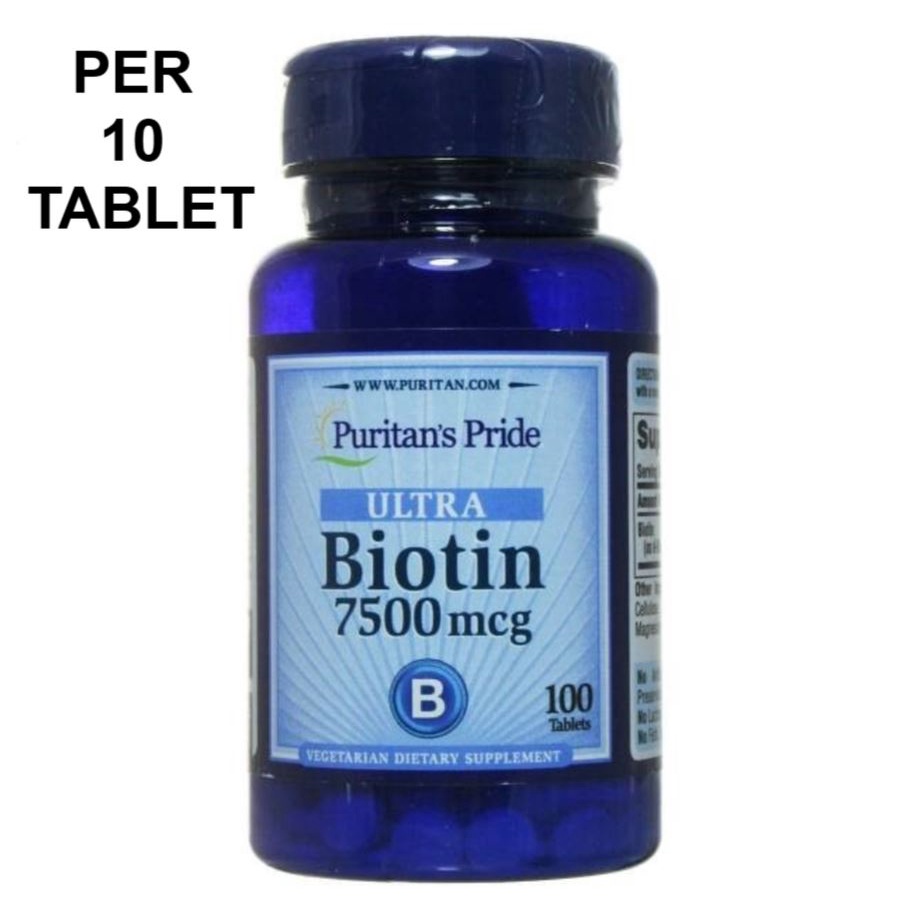 Puritan Pride Biotin per 10 tablet