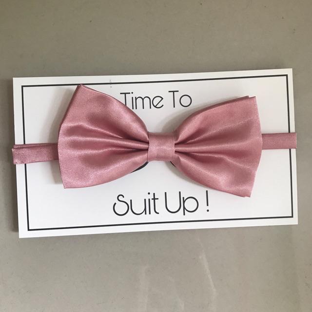 Dasi Kupu-Kupu Paling Murah! DEWASA-Dusty Pink