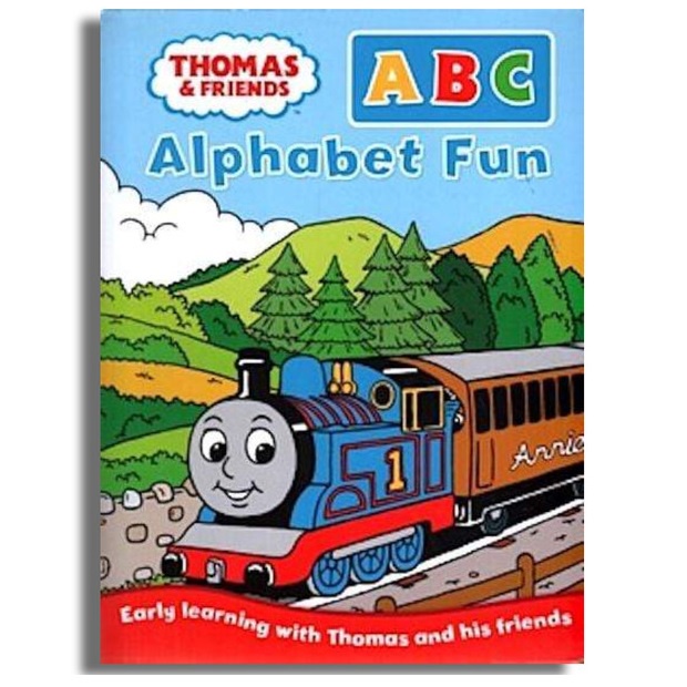 Thomas and Friends Alphabet Fun ABC Learning Letters Book
