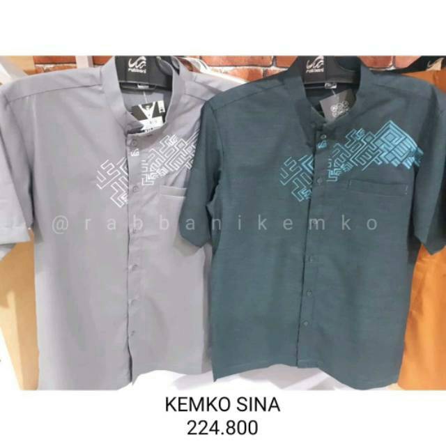 Diskon kemko rabbani-Sina / koko lengan pendek