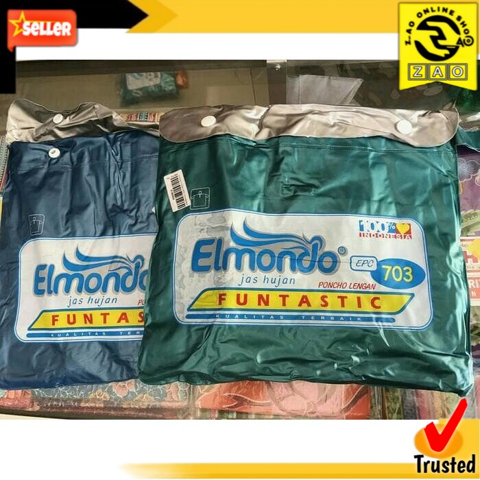 JAS HUJAN PONCO LENGAN FUNTASTIC 703 ELMONDO tebal