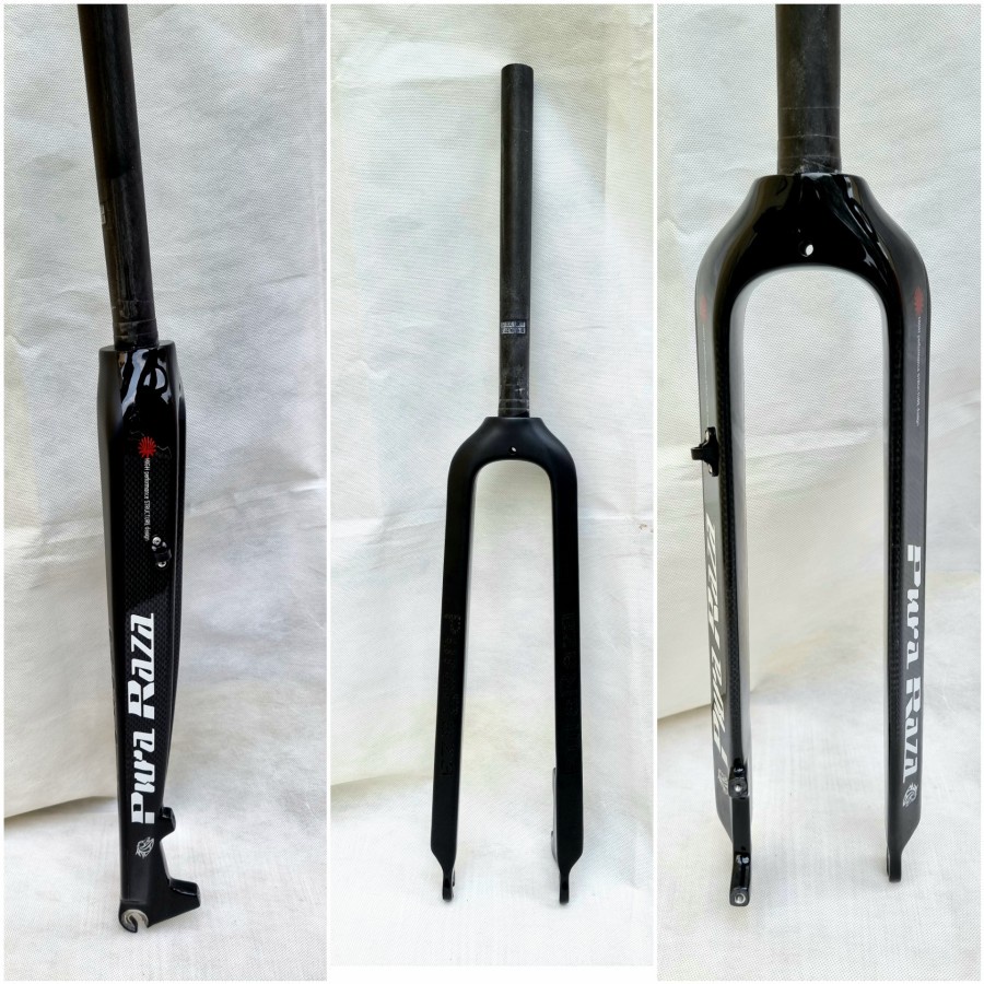 Pura Raza fork rigid carbon 26 inch 27.5 inch garpu fork sepeda mtb