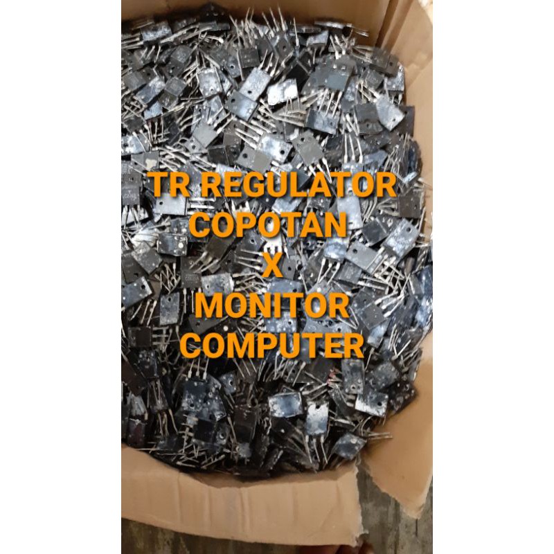 TRANSISTOR REGULATOR  CABUTAN MONITOR KOMPUTER KONDISI HIDUP JUAL PER 10 PCS