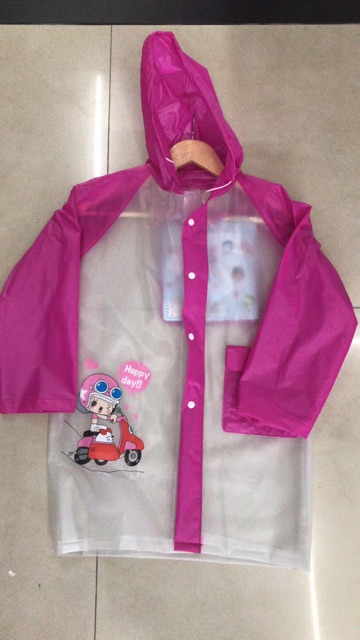 JAS HUJAN ANAK &amp; CHILDREN RAINCOAT WARNA PINK &amp; BIRU