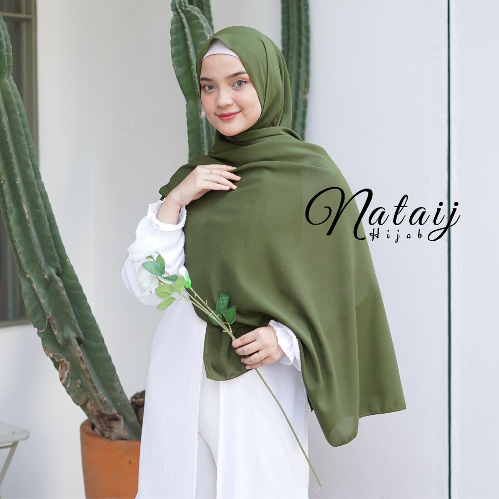 Pashmina Diamond 180x75 / Hijab Pashmina / Pasmina / Hijab / Jilbab / Kerudung / Pashmina Sabyan-ARMY
