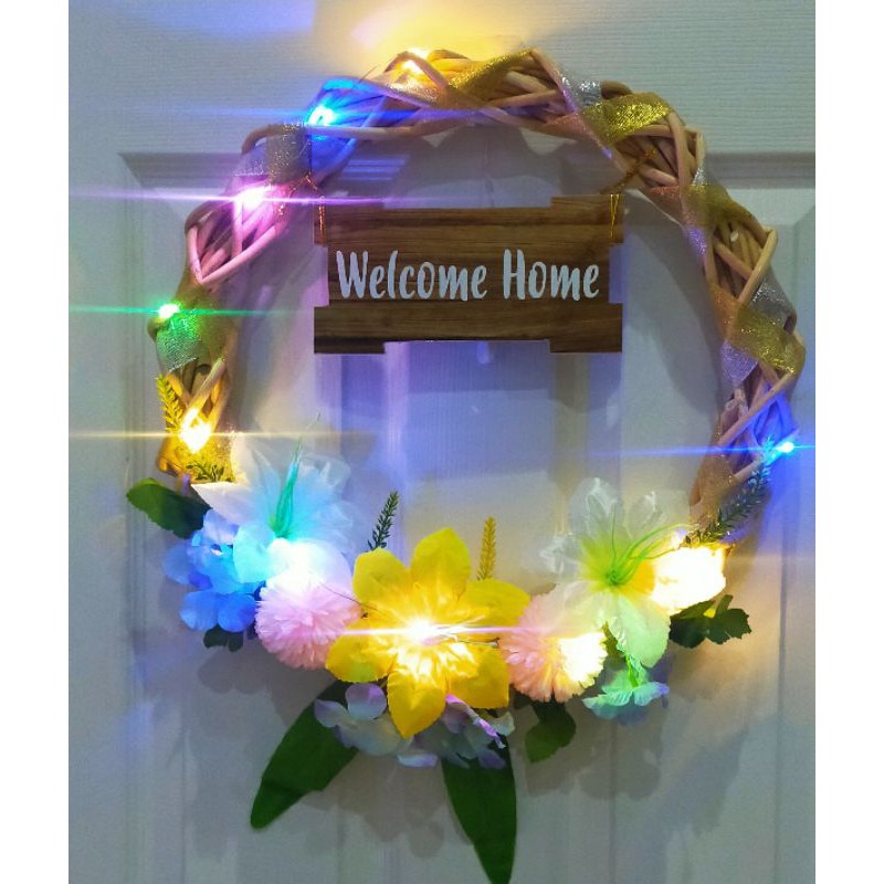 Hiasan Pintu Welcome Home Jumbo Hiasan Dinding Dekorasi Rumah