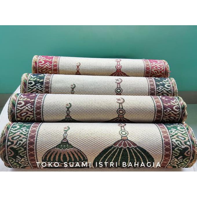 Tsium098- Sajadah Mini Kecil Muka Anak Benang Mas Turki Travel Lipat Oleh Grosir 768A